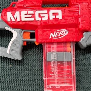 Nerf Mega Red and Gray Blaster